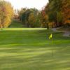 A fall day view of a hole at Beavercreek Golf Club.