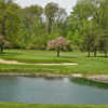A spring day view of a hole at Plum Brook Country Club.