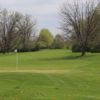 A view of a green at Prairie Trace Golf Course.