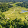 Aerial view from Scottish Links Vintage Golf Course at Glenlaurel