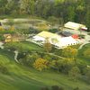 Aerial view of the clubhouse at Locust Hills Golf Club
