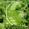Aerial view of the 7th hole at Mud Run Golf Course