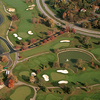 Aerial view of the clubhouse at Beckett Ridge Country Club