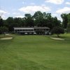 A view of the clubhouse from the 18th fairway at Elks 51 Golf Club
