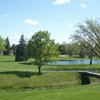 A view from Willow Bend Country Club with bridge on the right side