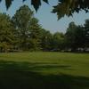 A view of a green at Hidden Oaks Golf Course