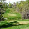 A view of green #13 from tee at Black Diamond Golf Course