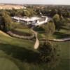 Aerial view of the clubhouse at Piqua Country Club