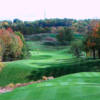 A fall view from a tee at Deer Ridge Golf Club