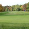 A view of the 13th green at the Woods from Possum Run Golf Course