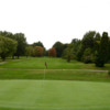 A view of the 18th green at Willow Creek Golf Club