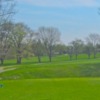 A view from a tee at Potter's Park Golf Course