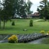 A view over a bridge at Twin Lakes Golf Course