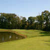 The par-3 13th hole at Winding Hollow requires short-iron precision