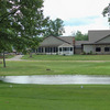 A view from Chenoweth Golf Course with clubhouse in background