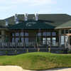 A view of the clubhouse at Grey Hawk Golf Club