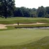 A view of a green at New Albany Links Golf Club.