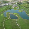 Aerial view from Deer Pass Golf Course with clubhouse in background