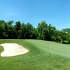 A view of hole #12 with bunker on the left at Northstar Golf Resort