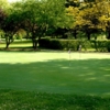A view of the putting green at Champions Golf Course