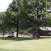 A view of the 18th green at Shady Grove Golf Club