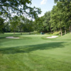 A view of green #11 at Moundbuilders Country Club
