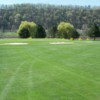 A view of a green at Fairway's Riverside Golf Course