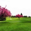 A spring day view of a hole at Ironwood Golf Course