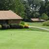 A view of the putting green at Mohican Hills Golf Club