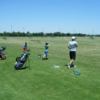 A view of the driving range at Wee Links Course from The Golf Center at SportsOhio.
