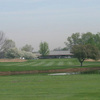 A view of the clubhouse at Airport Golf Course