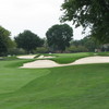 A view of the 9th hole at Scarlet at Ohio State University Golf Course