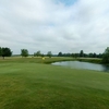 A view of the 18th green at Darby Creek Golf Course