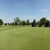 A view of the putting green situated near the clubhouse at Shamrock Golf Club