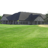 A view of the clubhouse at Mentel Memorial Golf Course