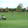 A view of the 18th green at Deer Creek State Park Golf Course