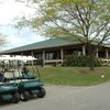 A view of the clubhouse at Deer Creek State Park Golf Course