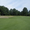 A view of the 4th green protected by bunkers at The Golf Club (Theitinerantgolfer)