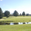 A view of a hole with water coming into play at Carroll Meadows Golf Course.