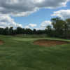 A view of a well protected hole at Foxfire Golf Club.