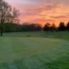 A sunset view of a hole at Elks 797 Golf Club.