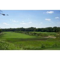Golf Digest has awarded Cooks Creek Golf Club in Ashville, Ohio four and a half stars. Here is a  view of the first and second holes.