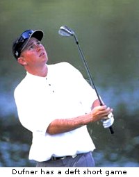 Dufner has a deft short game