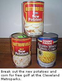 New Potatoes and Corn